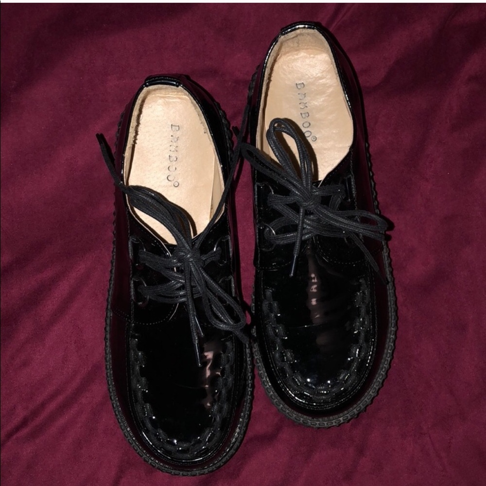 Patent Leather Platform Shoes View 2